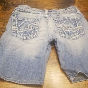 Size 29 big star sweet ultra low rise jean shorts